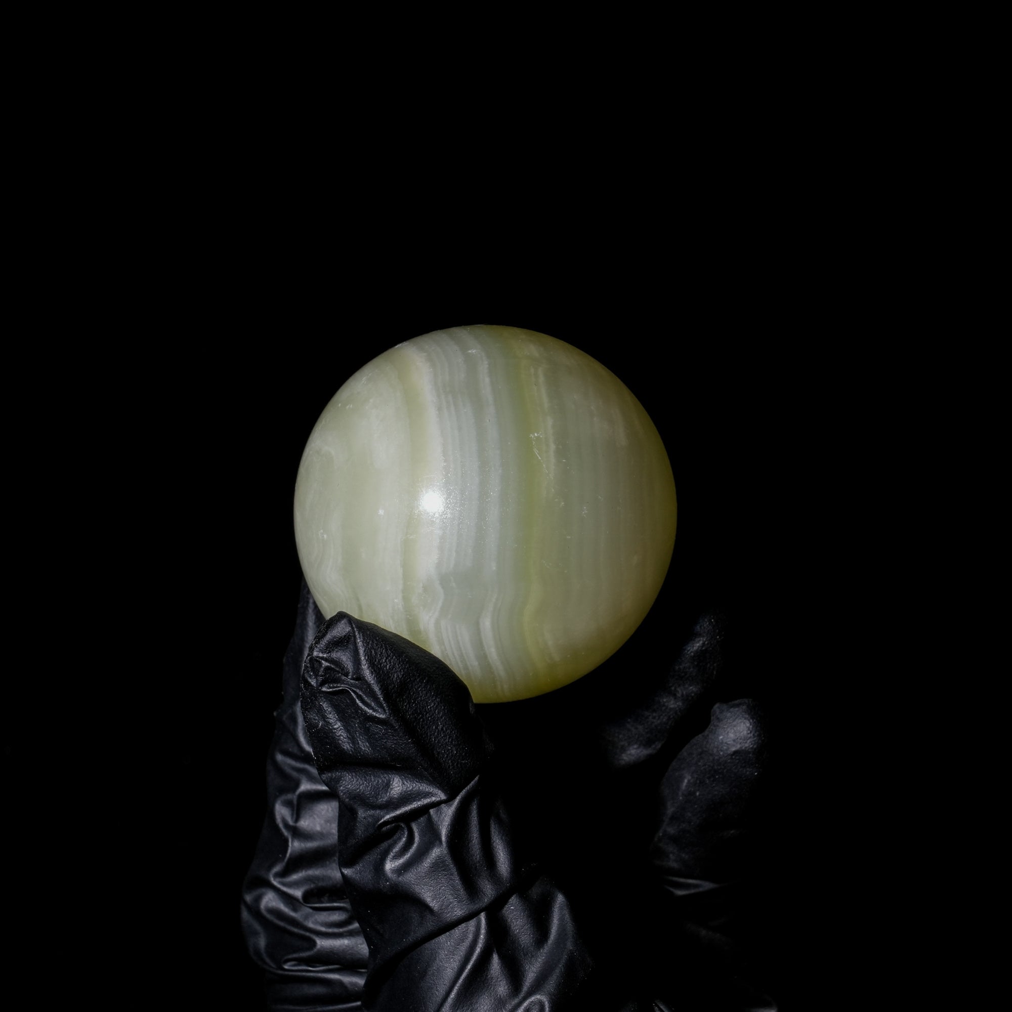Afghan Jade Sphere - helmsman - crystal