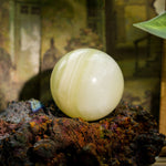 Afghan Jade Sphere - helmsman - crystal