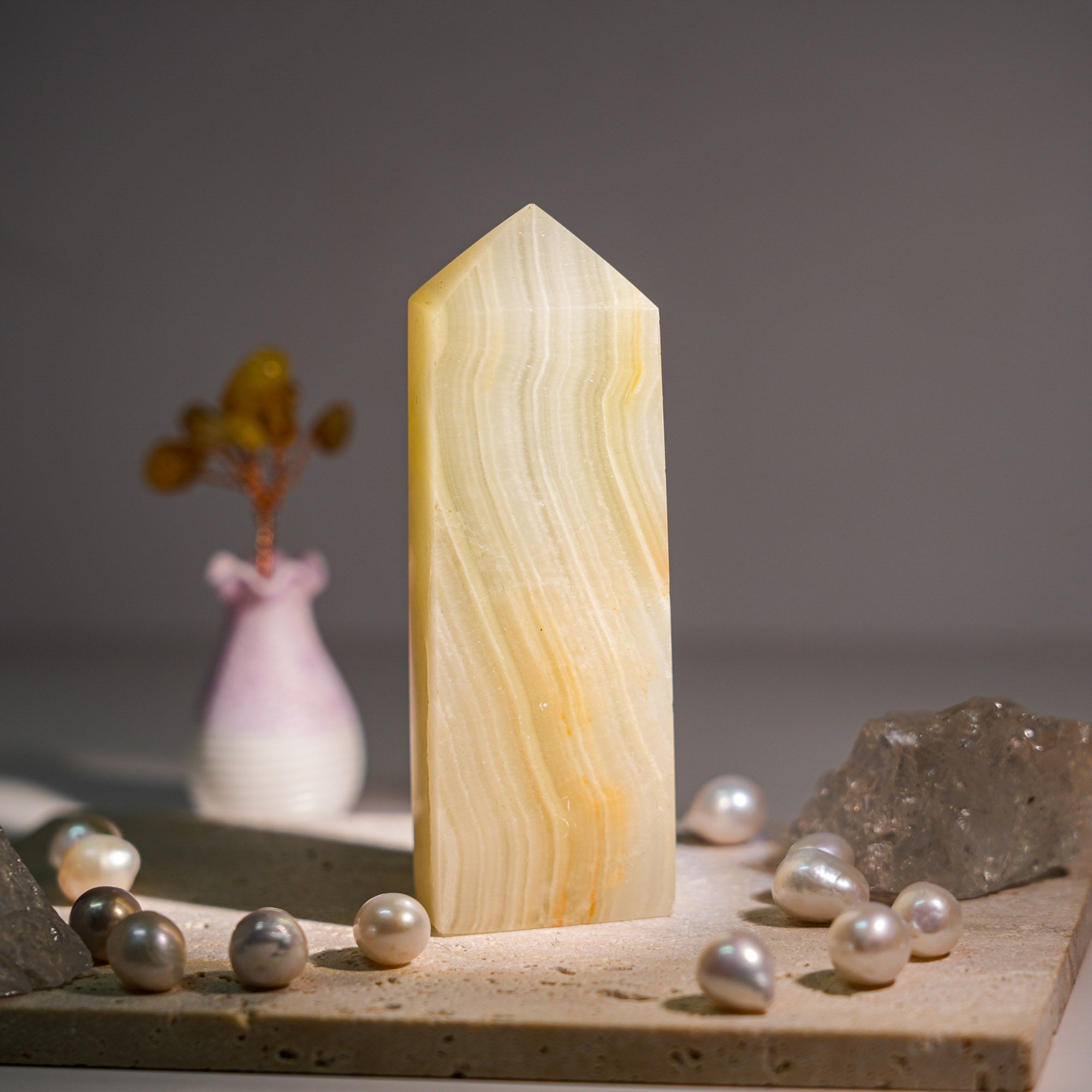 Afghan Jade Tower - helmsman - crystal