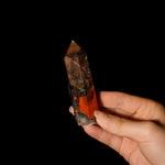 Africa Blood Stone Point - helmsman - crystal