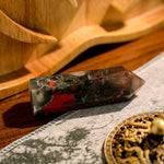 Africa Blood Stone Point - helmsman - crystal