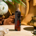 Africa Blood Stone Point - helmsman - crystal