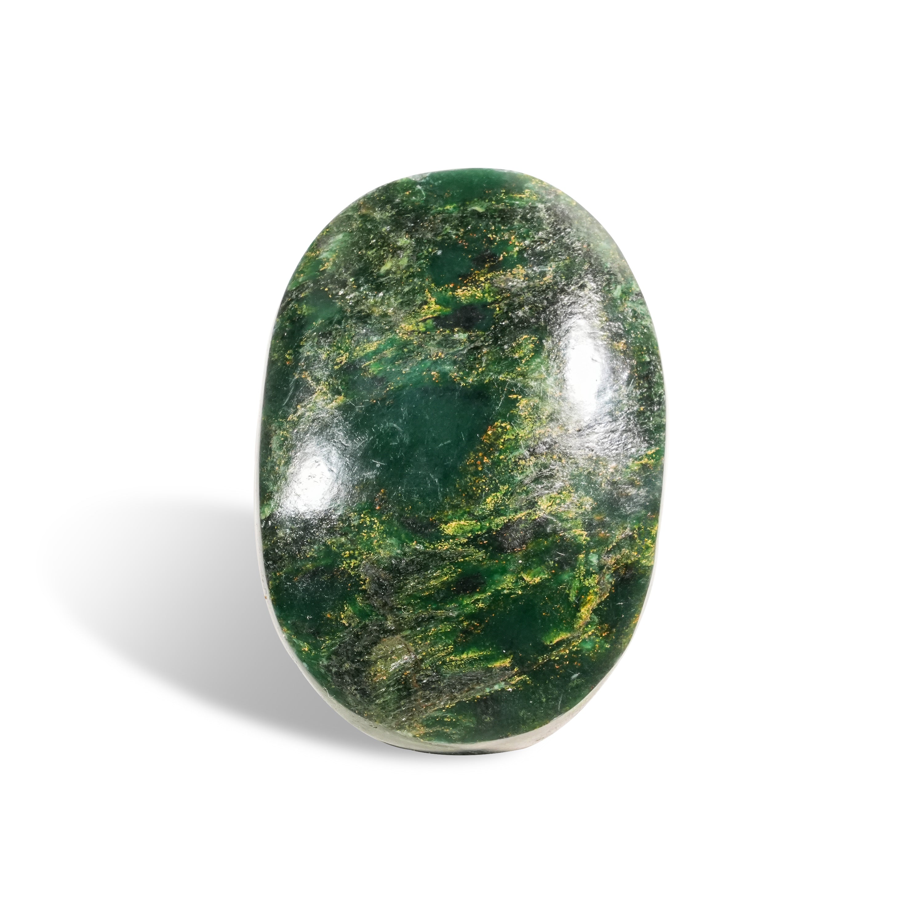African Jade Palm Stone-Helmsman Crystal