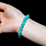 Amazonite Bead Bracelet - helmsman - crystal