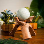 Amazonite Sphere - helmsman - crystal