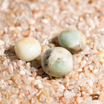 Amazonite Tumbled Stone Set - helmsman - crystal