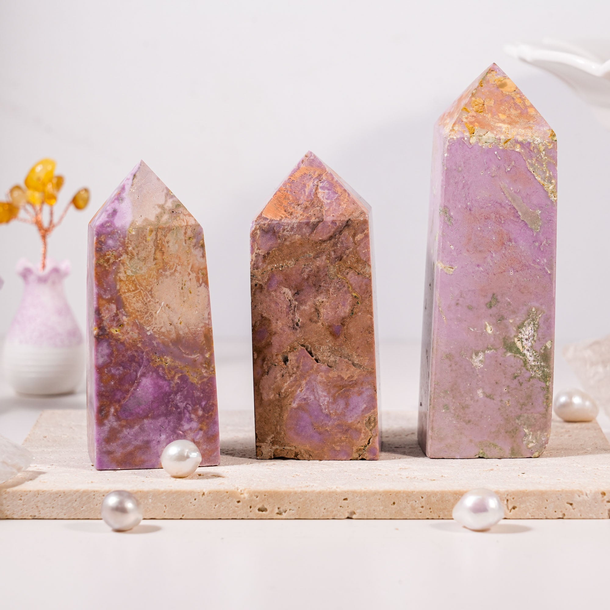 American Lepidolite Tower - helmsman - crystal