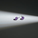 Amethyst Earrings - helmsman - crystal