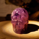 Amethyst Skull - helmsman - crystal