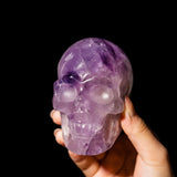 Amethyst Skull - helmsman - crystal