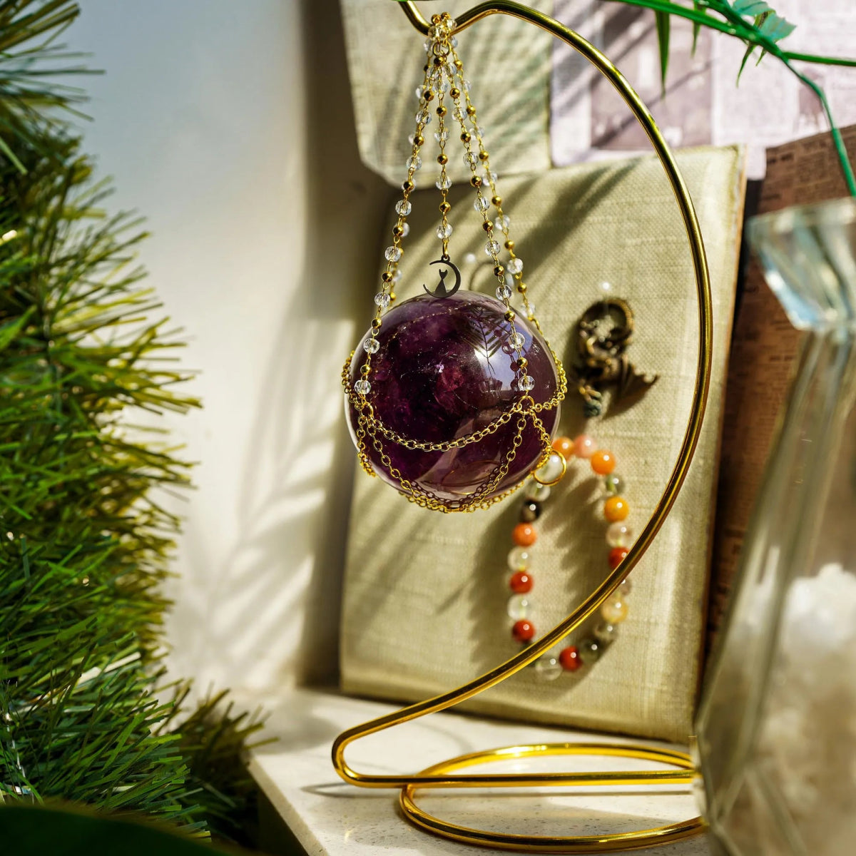 Amethyst Sphere - helmsman - crystal