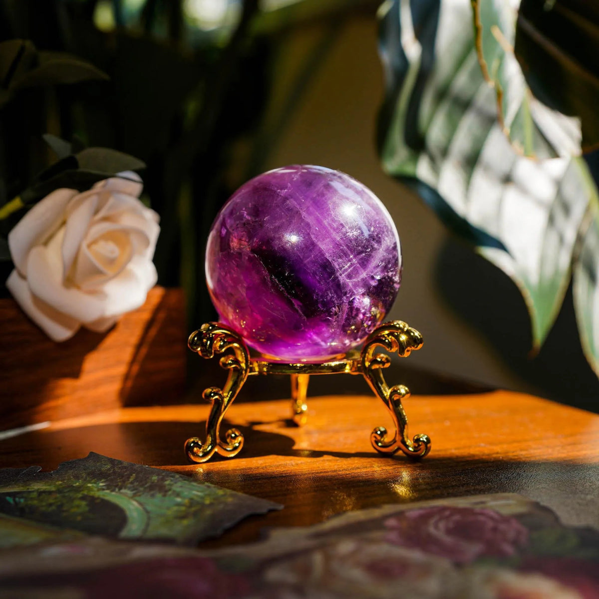 Amethyst Sphere - helmsman - crystal