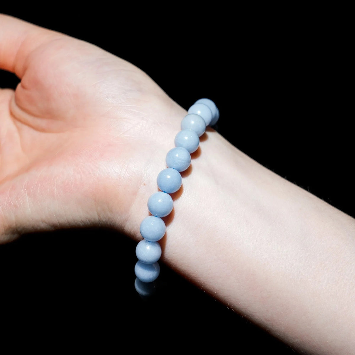 Angelite Bracelet - helmsman - crystal
