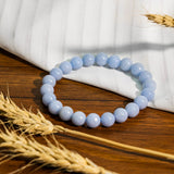 Angelite Bracelet - helmsman - crystal