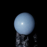 Angelite Sphere - helmsman - crystal