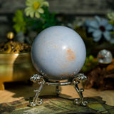 Angelite Sphere - helmsman - crystal