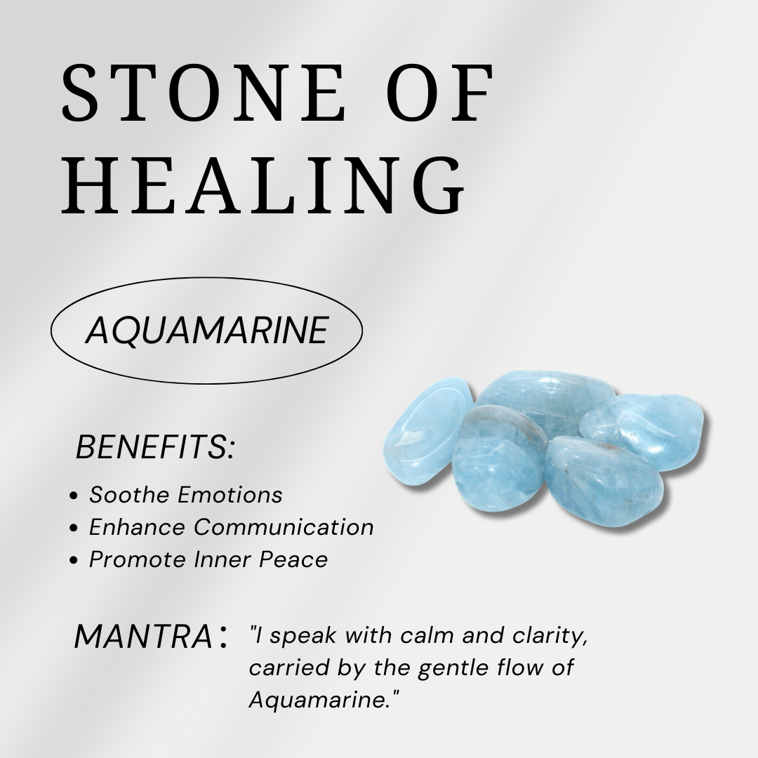 Aquamarine Necklace - helmsman - crystal