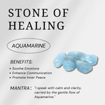 Aquamarine Necklace - Helmsman Crystal - Healing Crystal