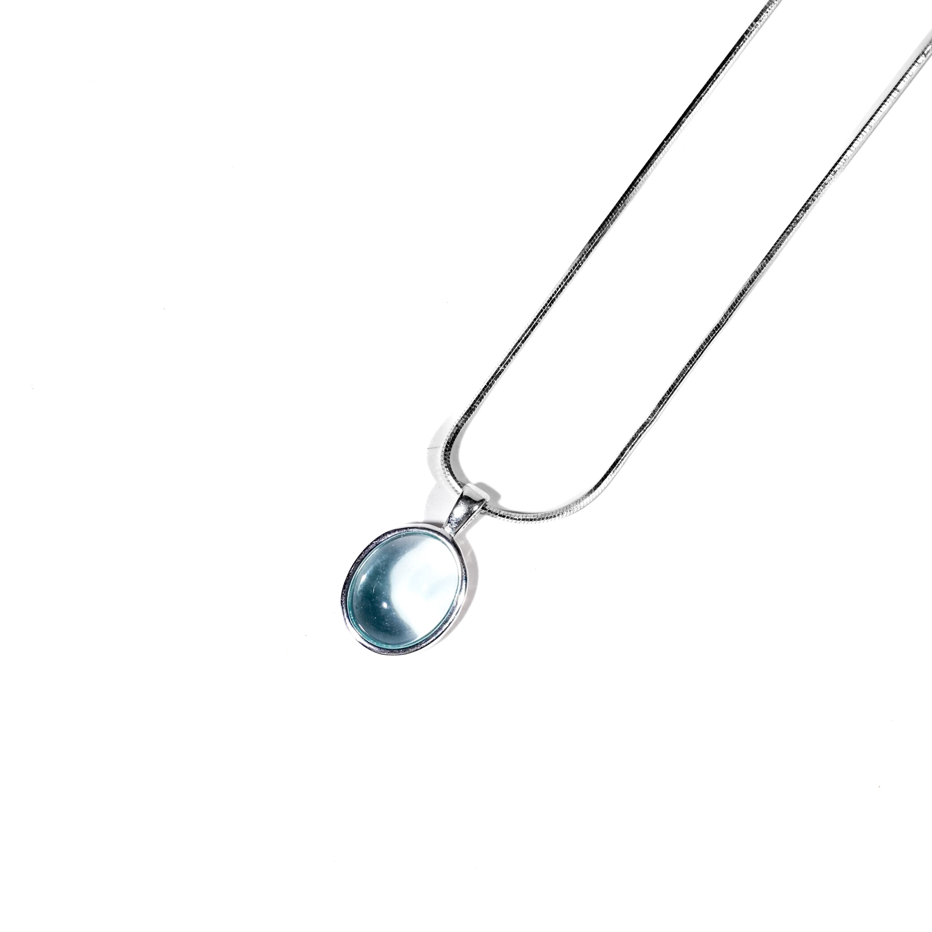 Aquamarine Necklace - Helmsman Crystal - Healing Crystal
