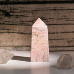 Argentine Rhodochrosite Tower - helmsman - crystal