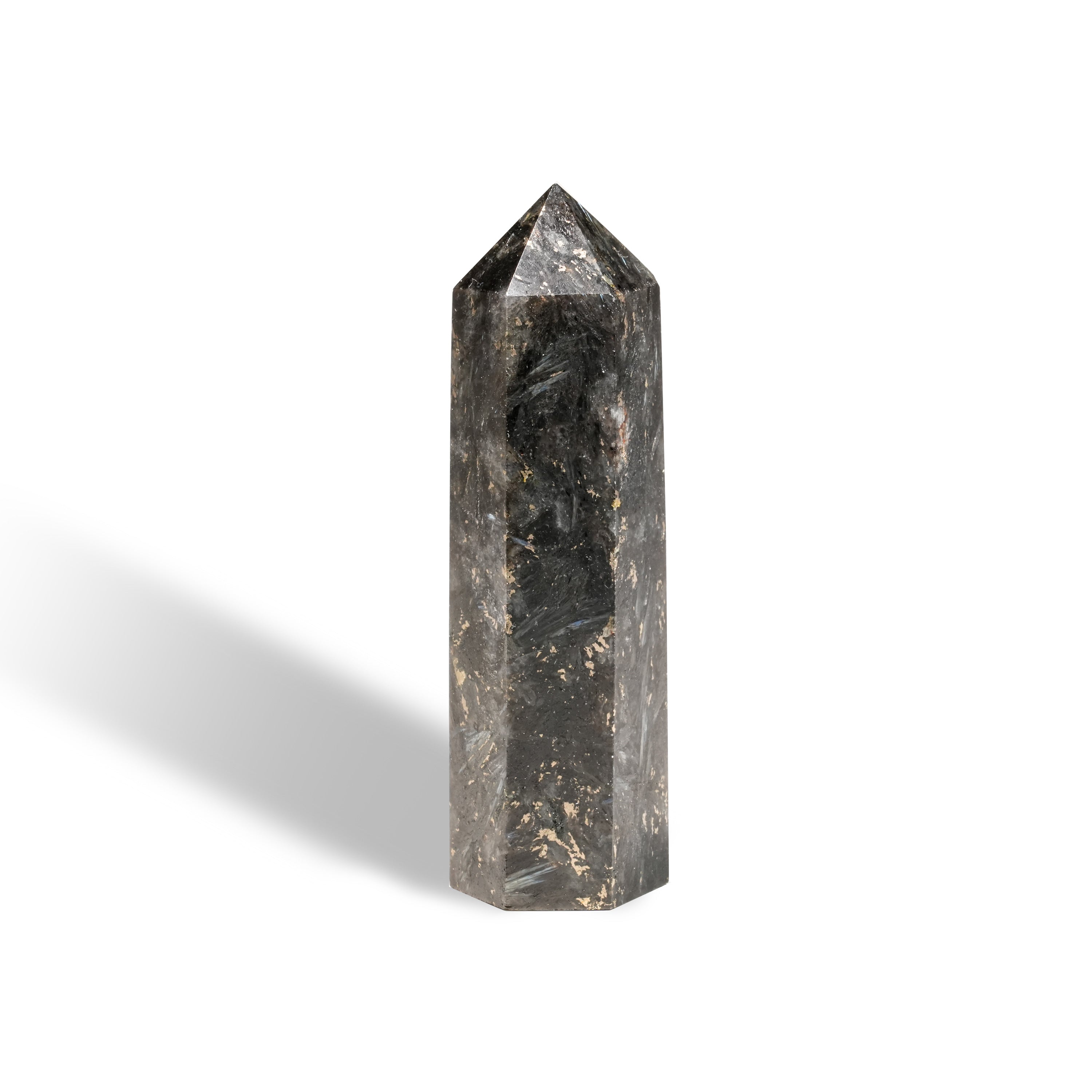 Astrophyllite Point-Helmsman Crystal
