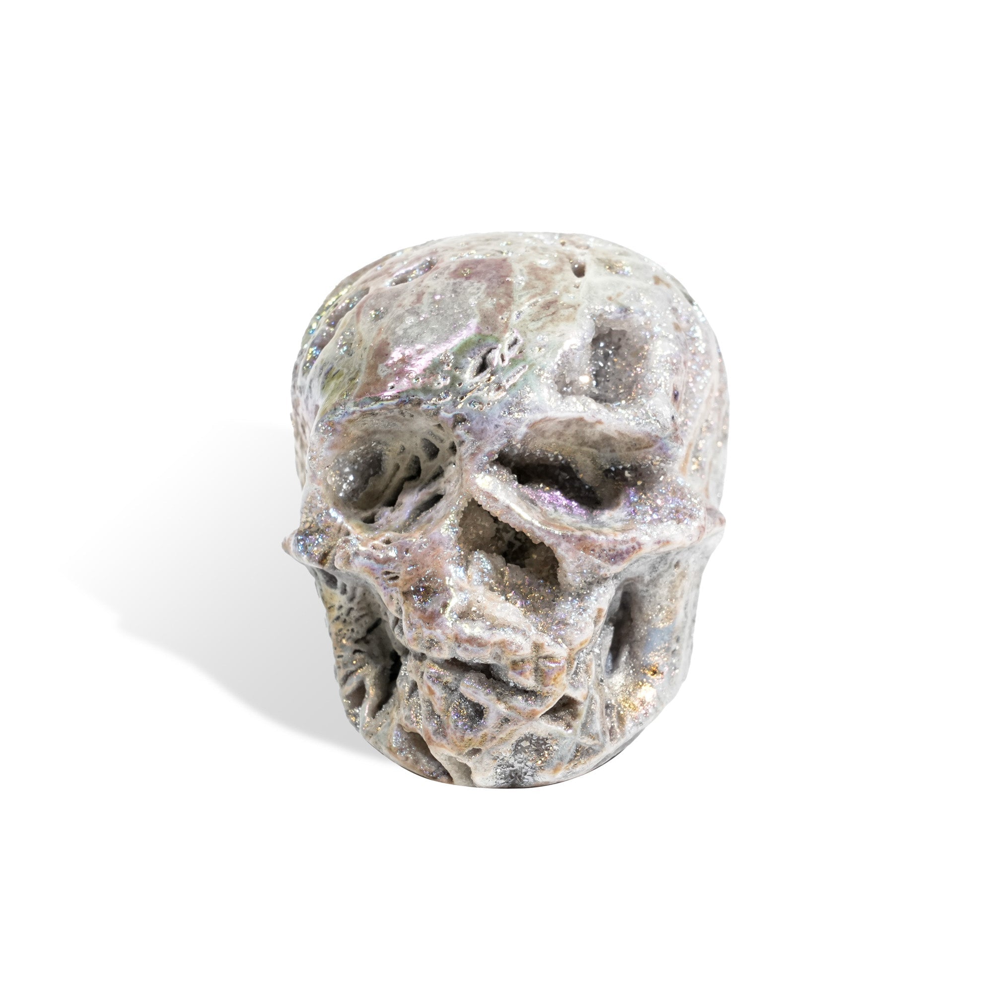Aura Sphalerite Skull - helmsman - crystal