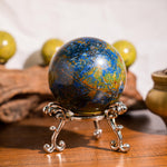 Azurite Sphere - helmsman - crystal