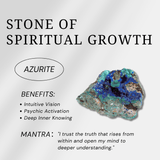 Azurite Sphere - helmsman - crystal