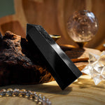 Black Obsidian Point - helmsman - crystal