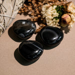 Black Onyx Mini Heart Set-Helmsman Crystal