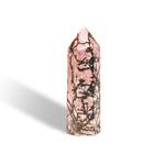 Black Rhodonite Point - helmsman - crystal