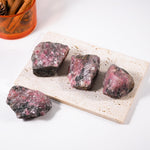 Black Rhodonite Rough - helmsman - crystal