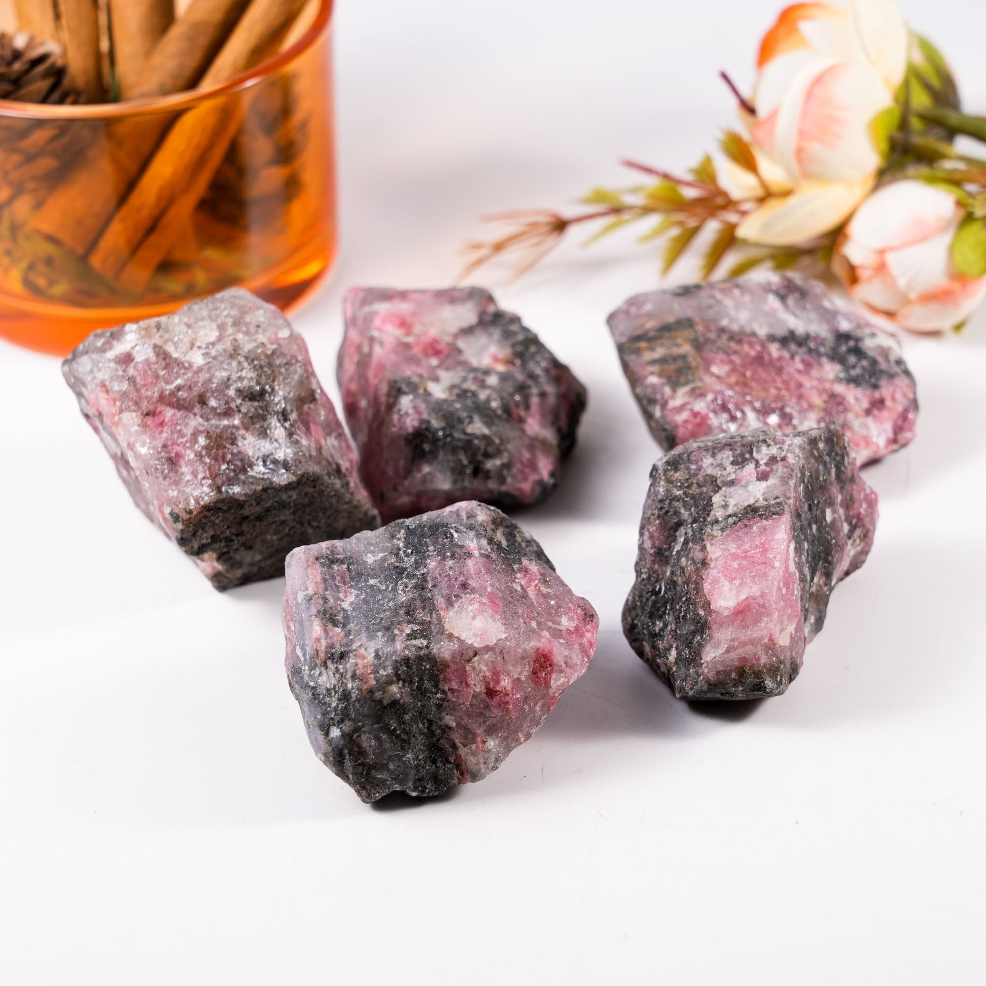 Black Rhodonite Rough - helmsman - crystal