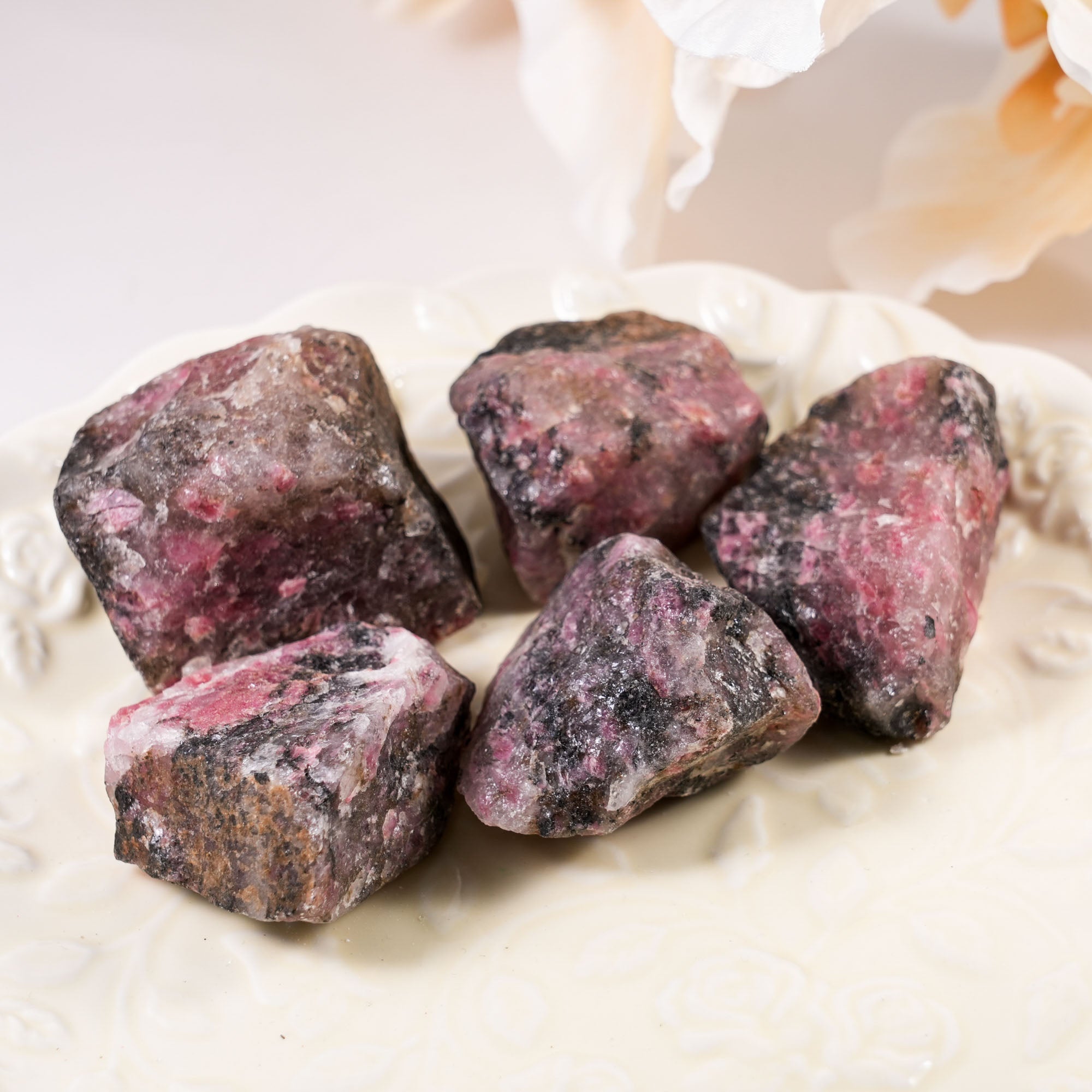 Black Rhodonite Rough - helmsman - crystal