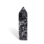 Black Sphalerite Tower - helmsman - crystal