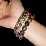 Blood Stone Bracelet - helmsman - crystal