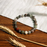 Blood Stone Bracelet - helmsman - crystal