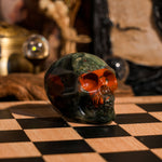 Blood Stone Skull - helmsman - crystal
