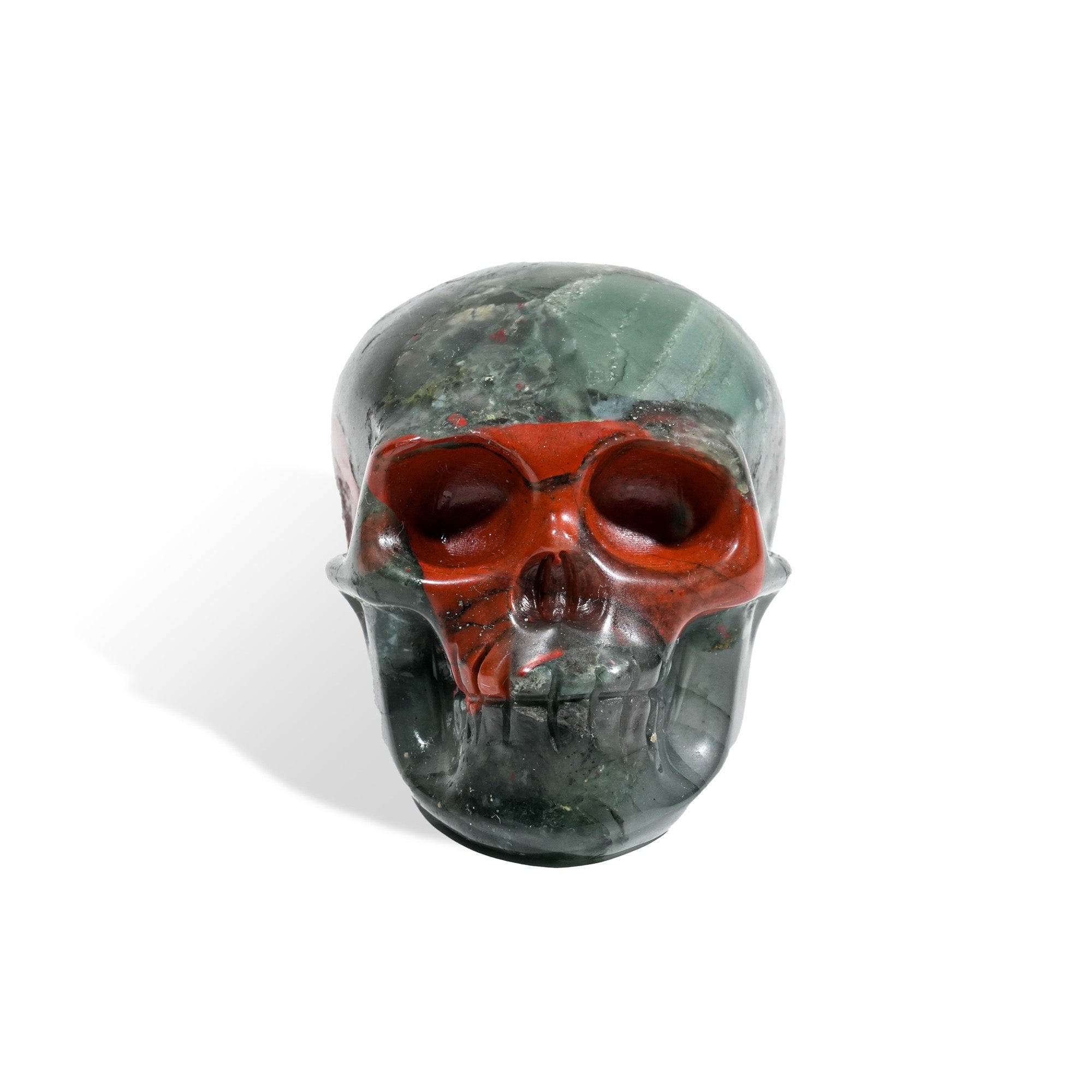 Blood Stone Skull - helmsman - crystal