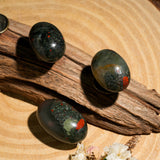 Blood Stone Tumbled Stone Set - helmsman - crystal