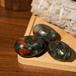 Blood Stone Tumbled Stone Set - helmsman - crystal