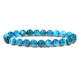 Blue Apatite Bracelet - helmsman - crystal