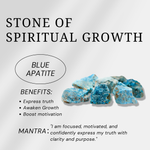 Blue Apatite Bracelet-Helmsman Crystal