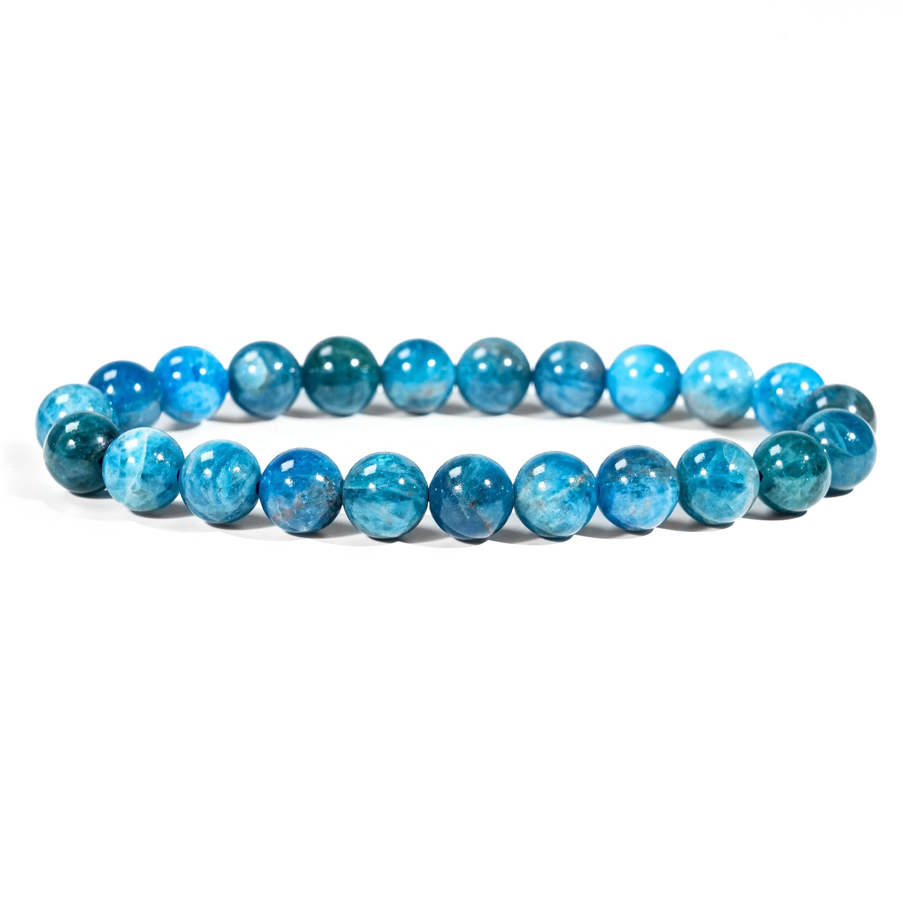 Blue Apatite Bracelet-Helmsman Crystal