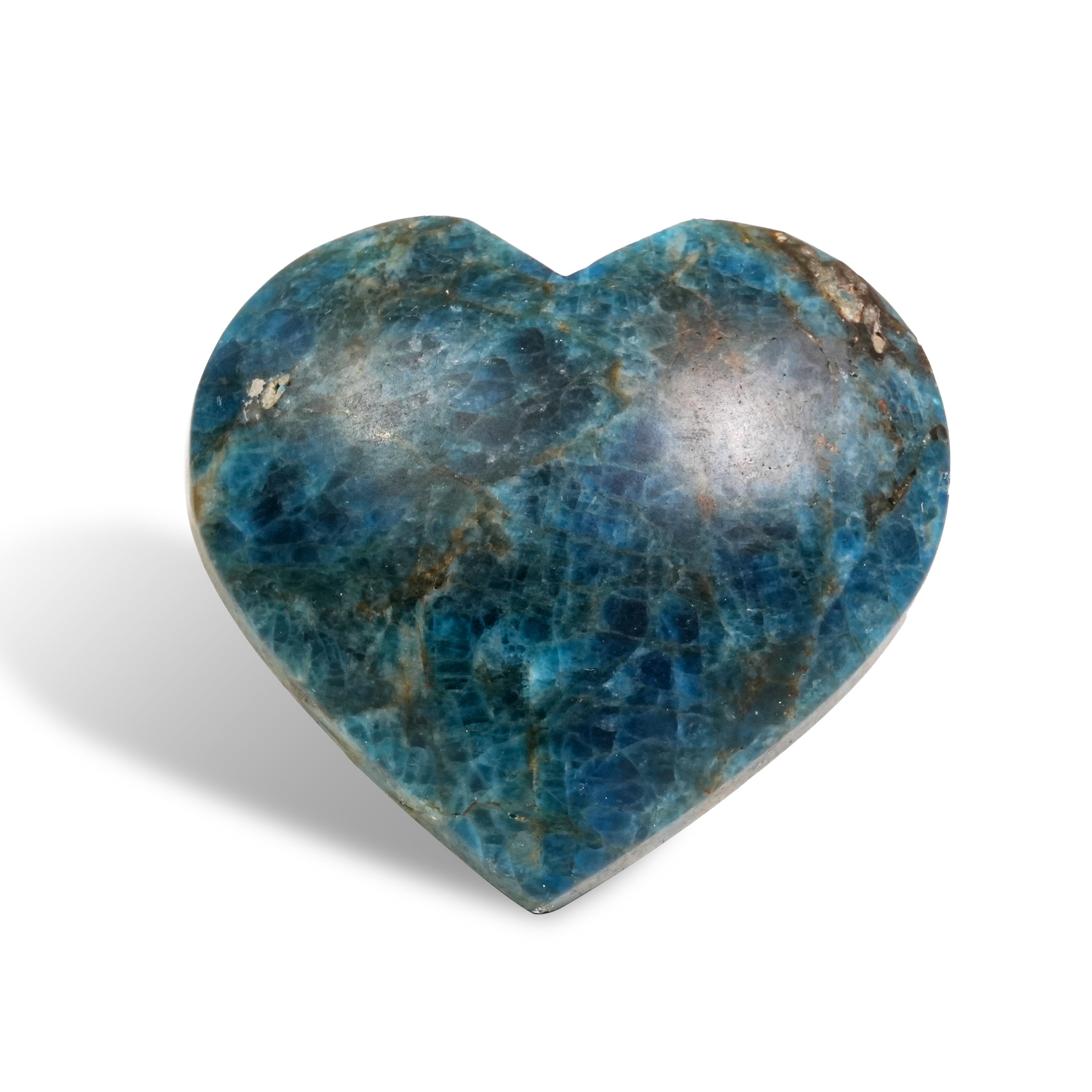 Blue Apatite Heart-Helmsman Crystal