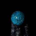 Blue Apatite Sphere - helmsman - crystal