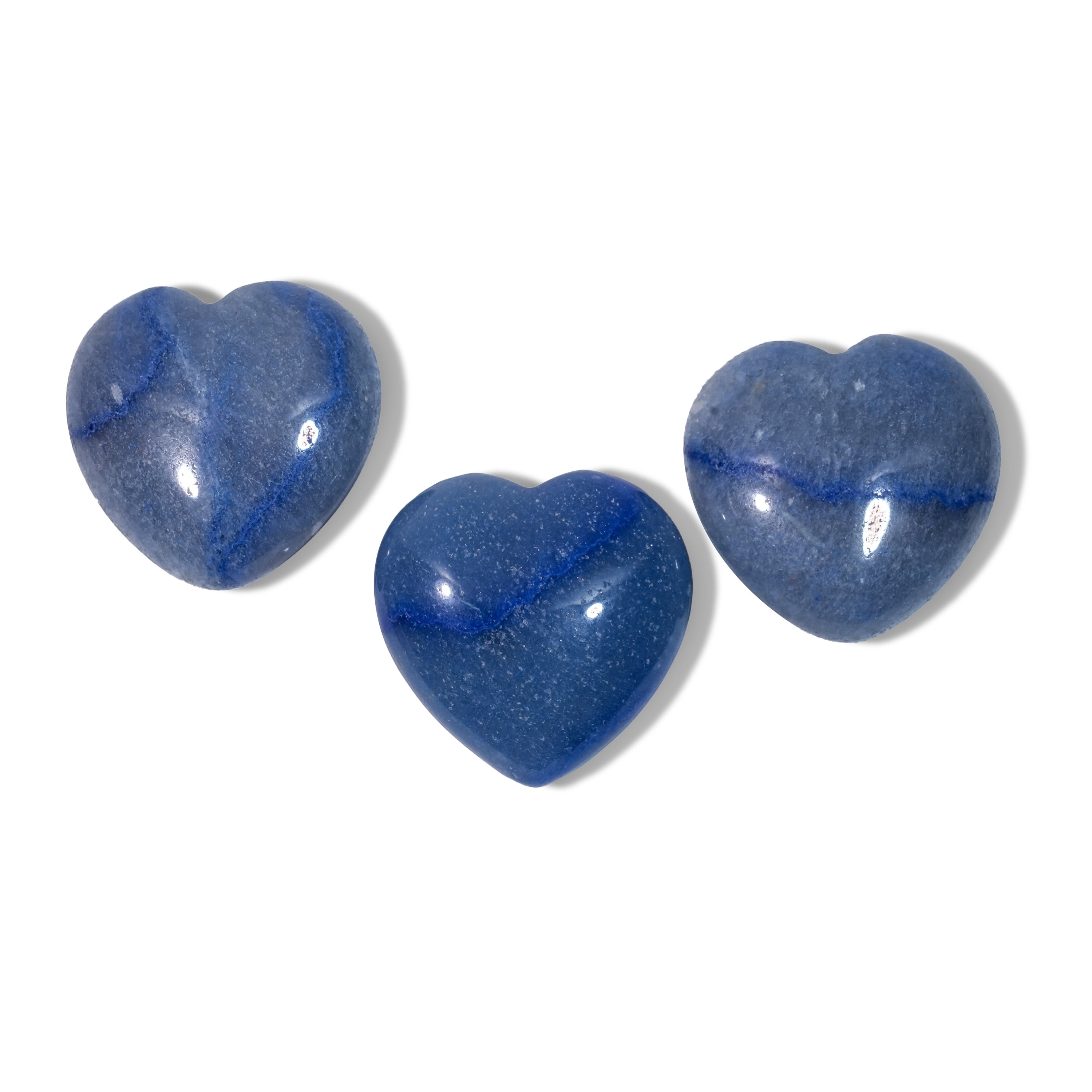 Blue Aventurine Mini Heart Set-Helmsman Crystal