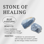 Blue Aventurine Point - helmsman - crystal