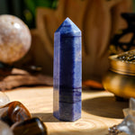 Blue Aventurine Point-Helmsman Crystal