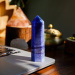 Blue Aventurine Point-Helmsman Crystal